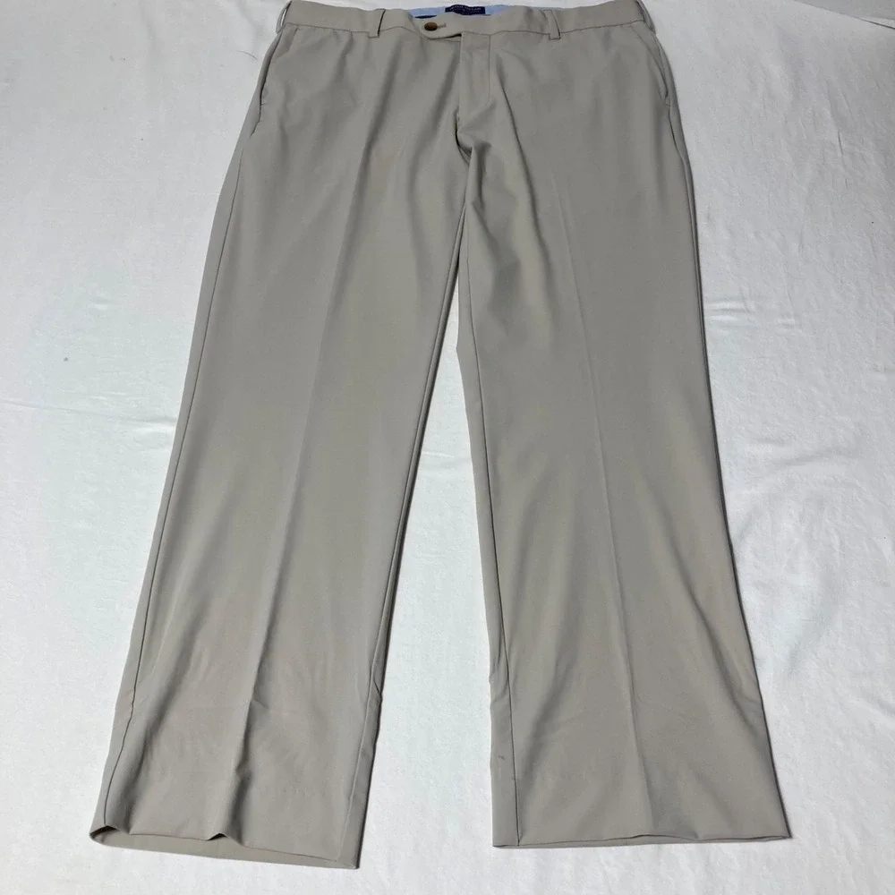 Peter Millar Crown‎ Crafted Nylon Pants Men's Size 34x32 (29) Beige Golf Stretch